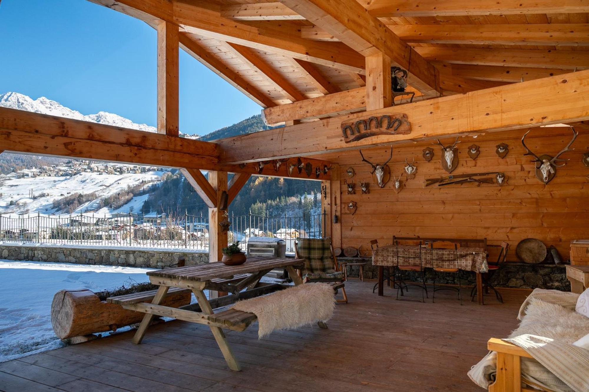 Baita De Eliseo B&B Valdisotto Exteriör bild